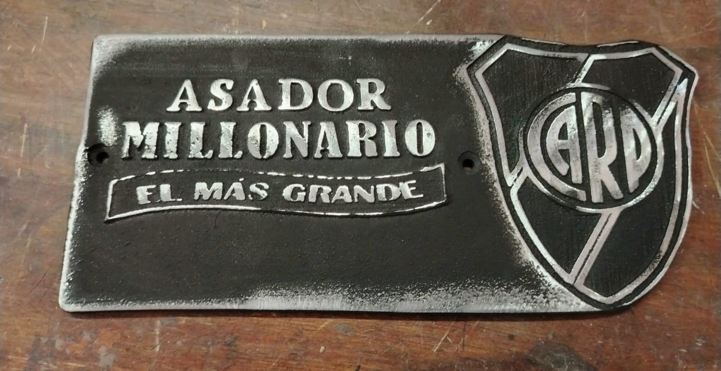 Carteles de Asador Futbolero