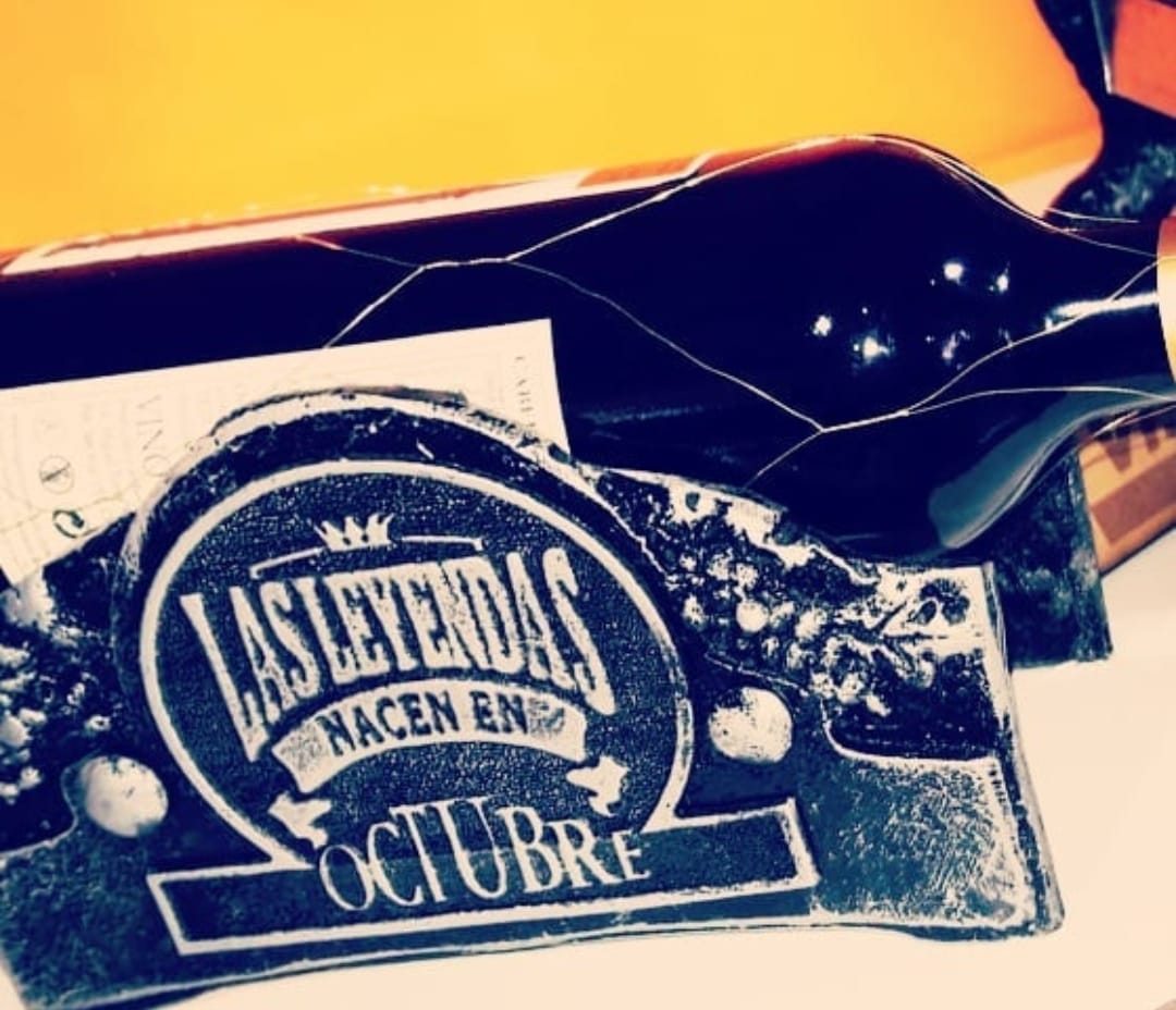 Porta botellas de mesa