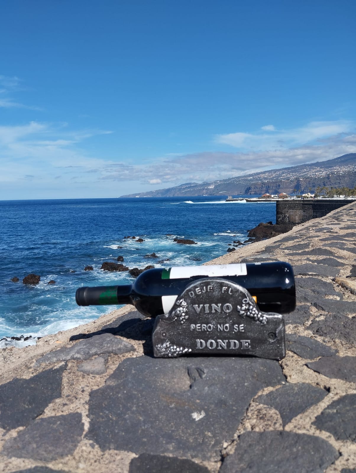 Porta botellas de mesa